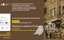 Elk in turn. A walk through the history of the city. In the footsteps of Ełk Jews