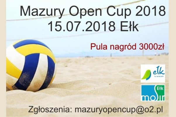 Mazury Open Cup 2018 - turniej siatkówki plażowej