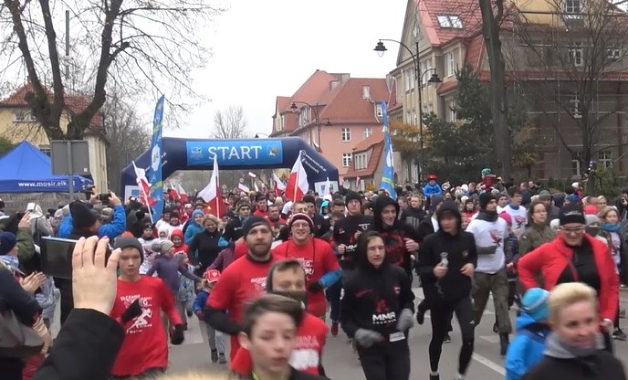 "This happens in Elk"-report video of independence run over a distance of 1111 meters