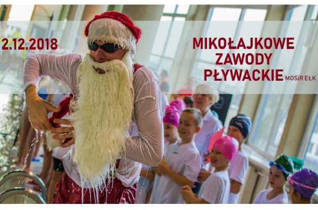 "Santa Claus Swimming Competition"