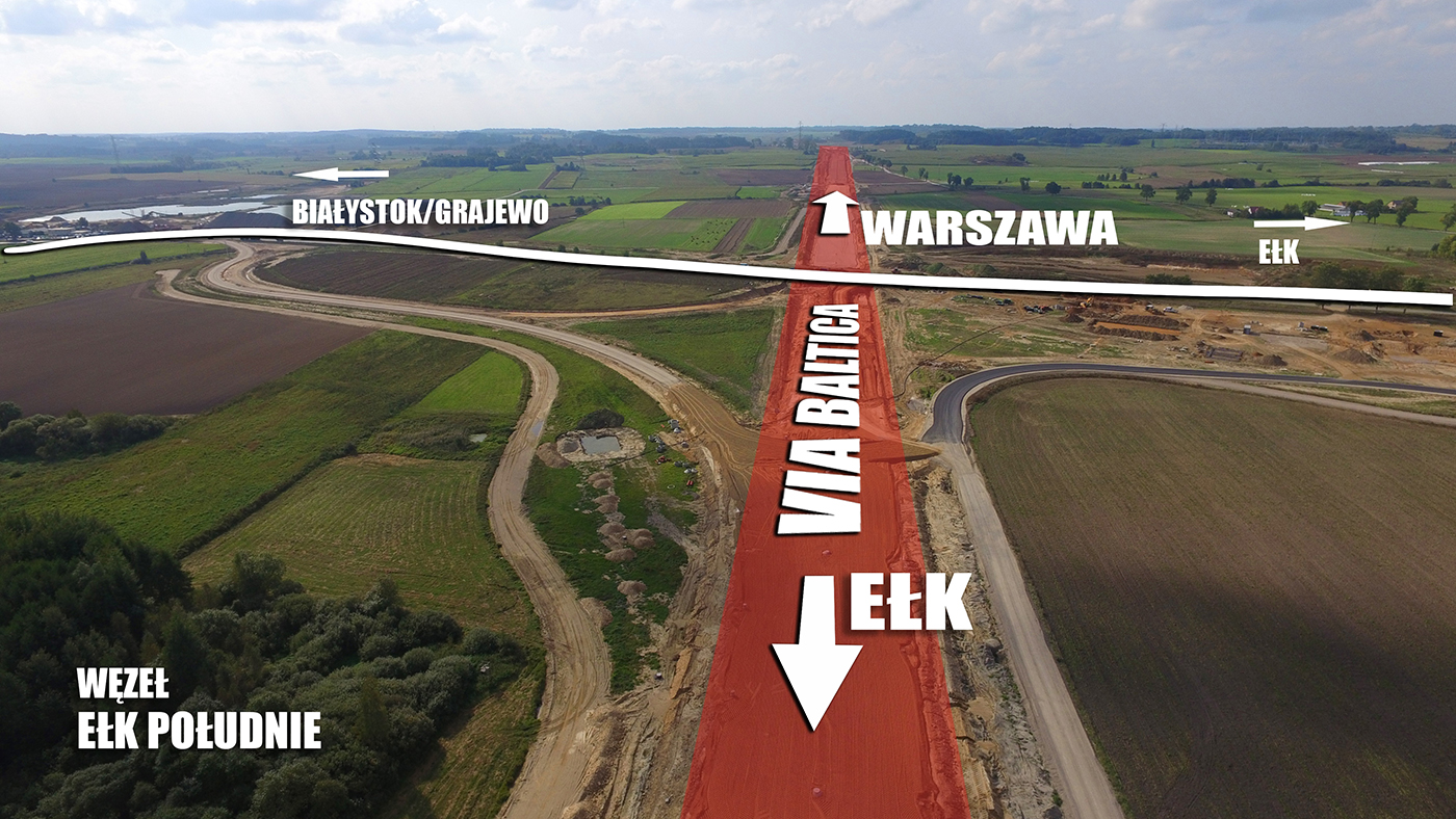 Wkrótce rozpocznie się budowa Via Baltica na węźle Ełk Południe