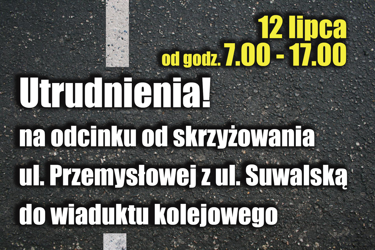 Schwierigkeiten auf den Straßen Przemysłowa und Suwalska